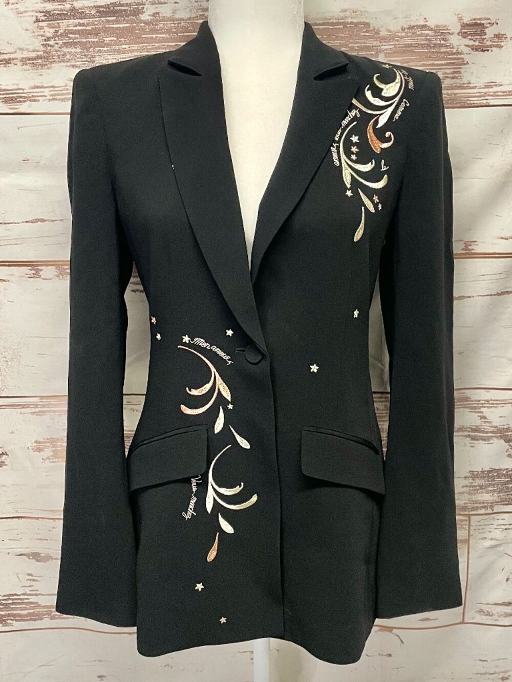 Cinq a Sept Estelle Embroidered Blazer